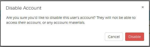 Disable Account Confirmation